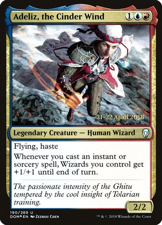 Adeliz, the Cinder Wind [Dominaria Promos] | Cracking-Singles