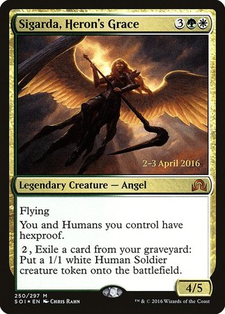 Sigarda, Heron's Grace [Shadows over Innistrad Promos] | Cracking-Singles