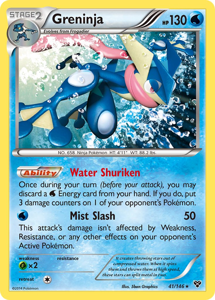 Greninja (41/146) (Cosmos Holo) (Blister Exclusive) [XY: Base Set] | Cracking-Singles