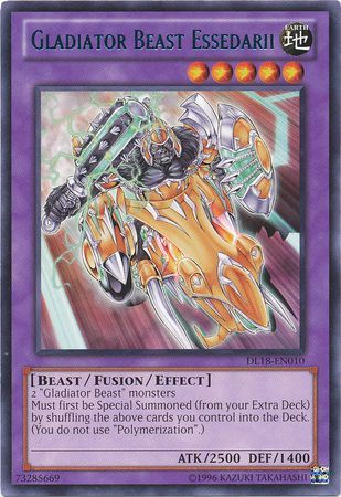 Gladiator Beast Essedarii (Blue) [DL18-EN010] Rare | Cracking-Singles