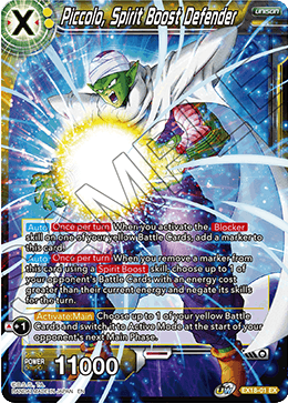 Piccolo, Spirit Boost Defender [EX18-01] | Cracking-Singles