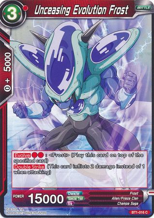 Unceasing Evolution Frost [BT1-016] | Cracking-Singles