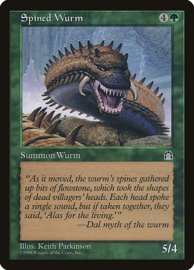 Spined Wurm [Stronghold] | Cracking-Singles