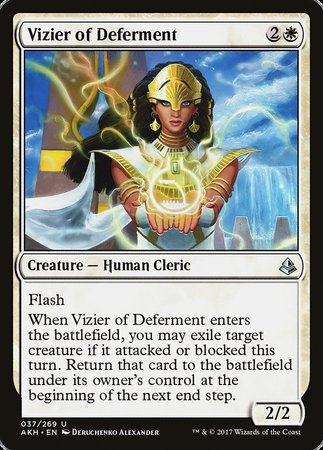 Vizier of Deferment [Amonkhet] | Cracking-Singles