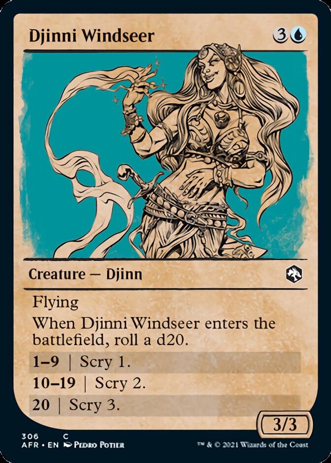 Djinni Windseer (Showcase) [Dungeons & Dragons: Adventures in the Forgotten Realms] | Cracking-Singles