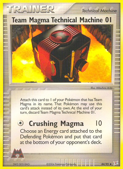 Team Magma Technical Machine 01 (84/95) [EX: Team Magma vs Team Aqua] | Cracking-Singles