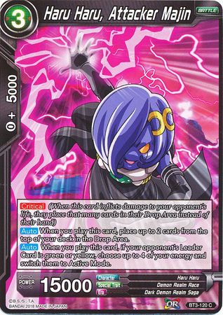 Haru Haru, Attacker Majin [BT3-120] | Cracking-Singles