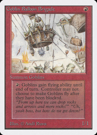 Goblin Balloon Brigade [Unlimited Edition] | Cracking-Singles