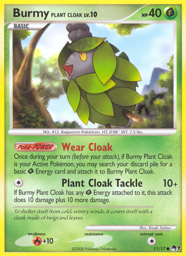 Burmy Plant Cloak (11/17) [POP Series 7] | Cracking-Singles