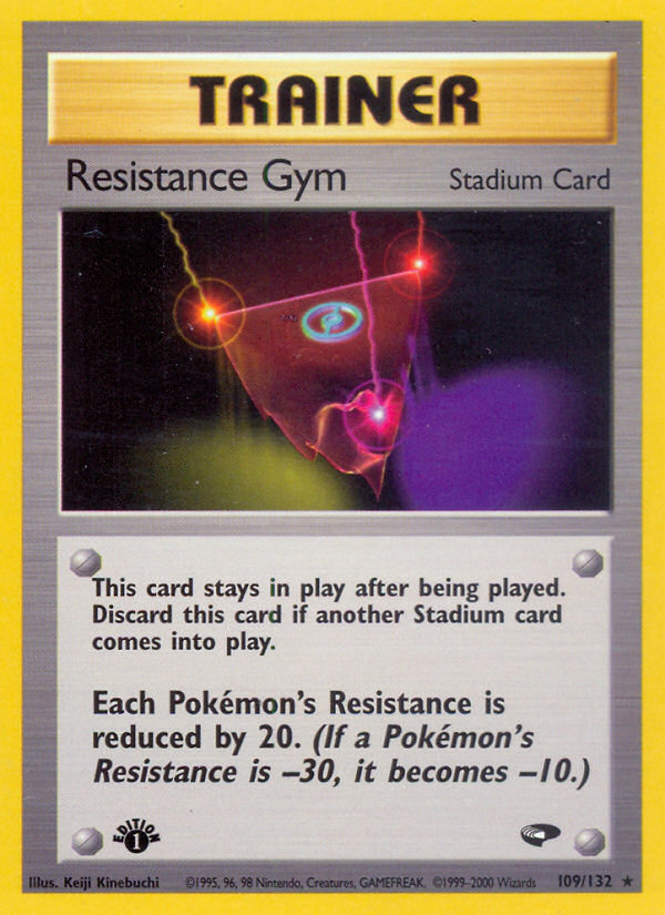 Resistance Gym (109/132) [Gym Challenge 1st Edition] | Cracking-Singles