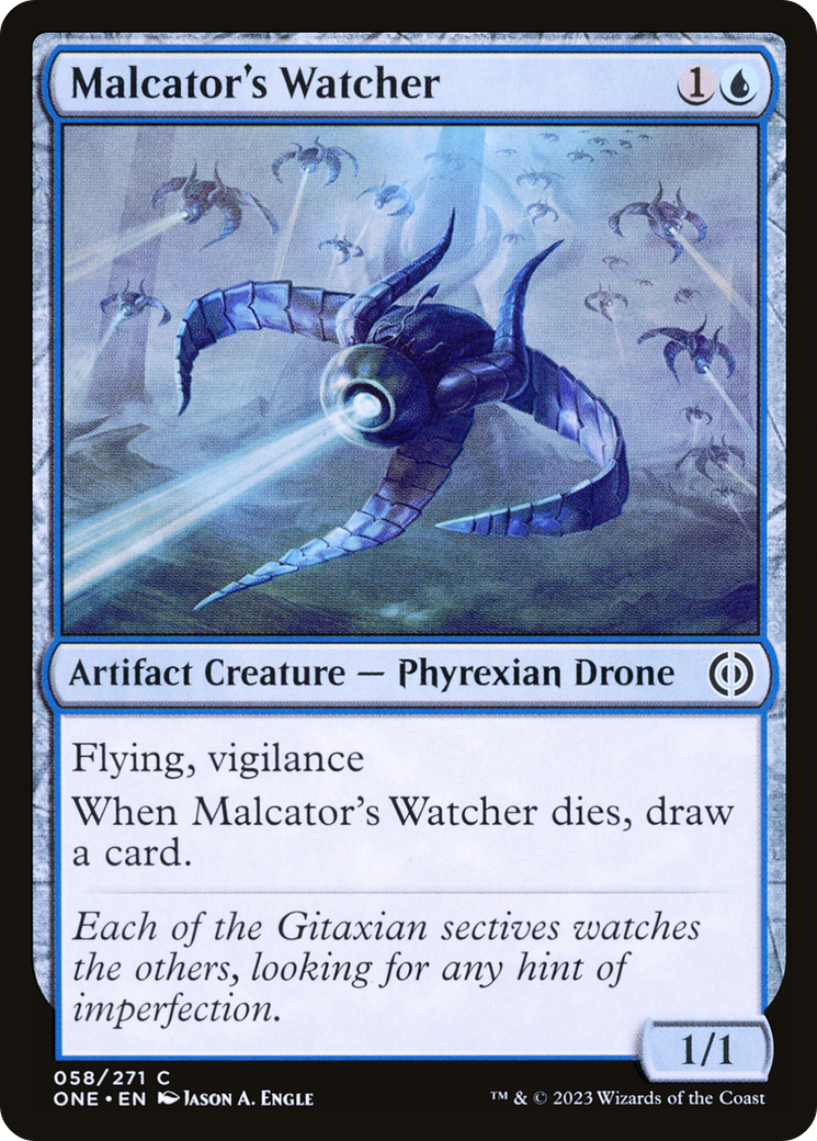 Malcator's Watcher [Phyrexia: All Will Be One] | Cracking-Singles