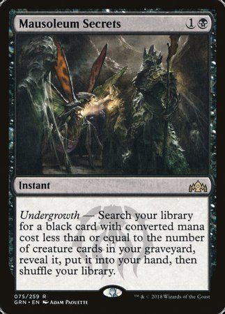 Mausoleum Secrets [Guilds of Ravnica] | Cracking-Singles