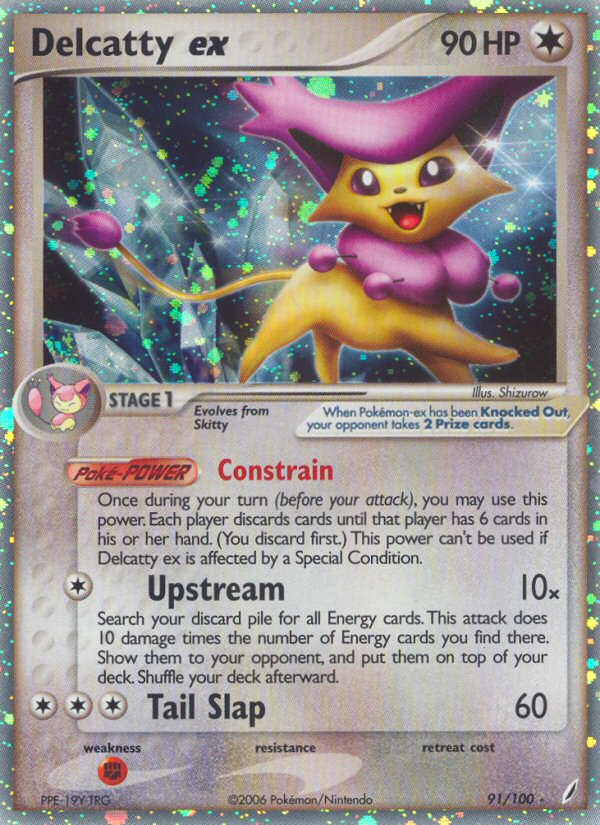 Delcatty ex (91/100) [EX: Crystal Guardians] | Cracking-Singles