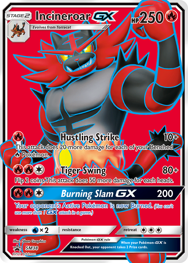 Incineroar GX (SM38) [Sun & Moon: Black Star Promos] | Cracking-Singles