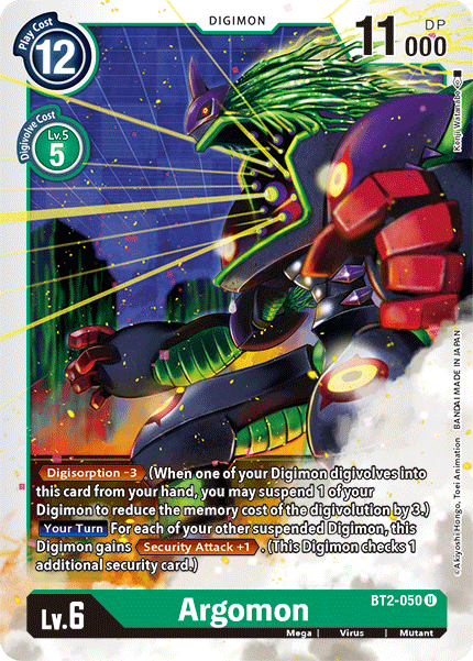 Argomon [BT2-050] [Release Special Booster Ver.1.5] | Cracking-Singles