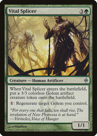 Vital Splicer [New Phyrexia] | Cracking-Singles