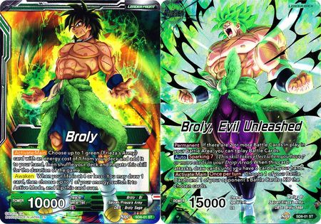 Broly // Broly, Evil Unleashed (Starter Deck Exclusive) [SD8-01] | Cracking-Singles