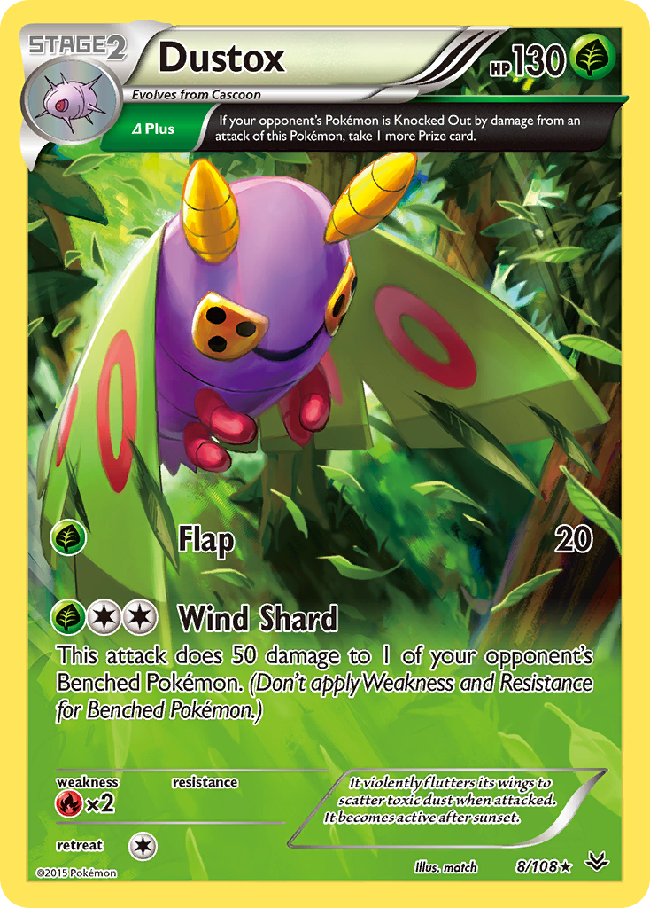 Dustox (8/108) [XY: Roaring Skies] | Cracking-Singles