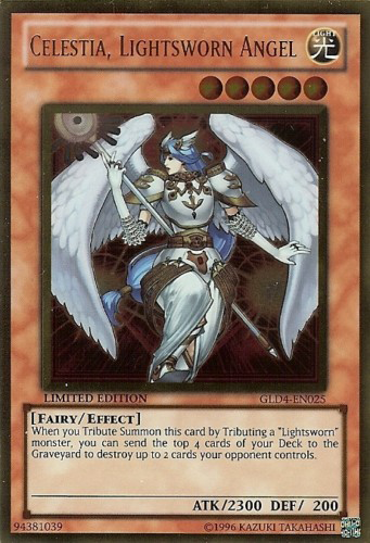 Celestia, Lightsworn Angel [GLD4-EN025] Gold Rare | Cracking-Singles