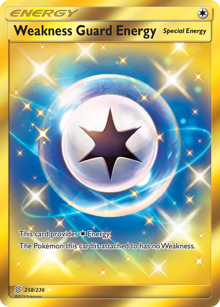 Weakness Guard Energy (258/236) [Sun & Moon: Unified Minds] | Cracking-Singles