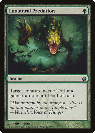 Unnatural Predation [Mirrodin Besieged] | Cracking-Singles