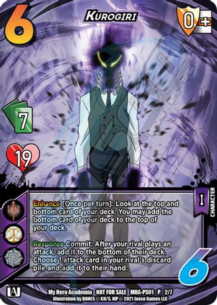 Kurogiri [Series 1 Promos] | Cracking-Singles