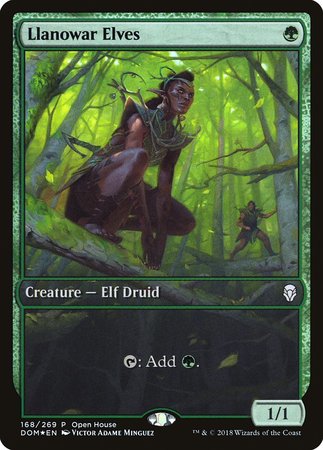 Llanowar Elves [Dominaria Promos] | Cracking-Singles