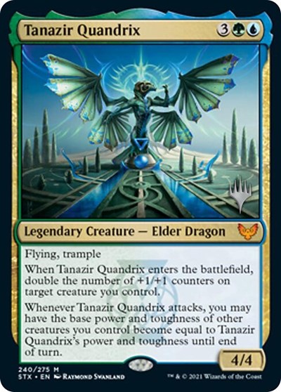 Tanazir Quandrix (Promo Pack) [Strixhaven: School of Mages Promos] | Cracking-Singles