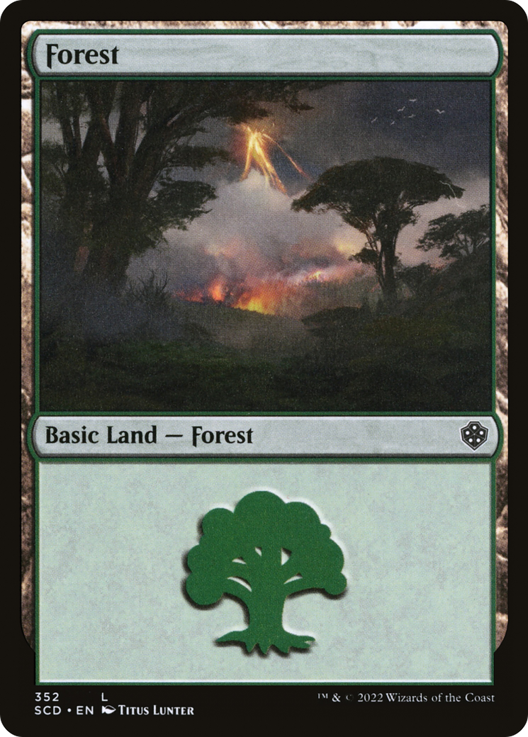 Forest (352) [Starter Commander Decks] | Cracking-Singles