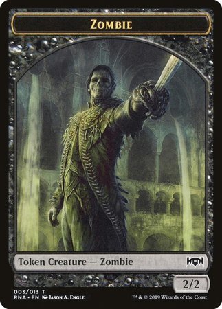 Zombie Token [Ravnica Allegiance Tokens] | Cracking-Singles