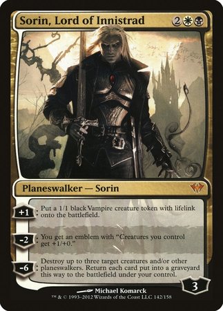 Sorin, Lord of Innistrad [Dark Ascension] | Cracking-Singles