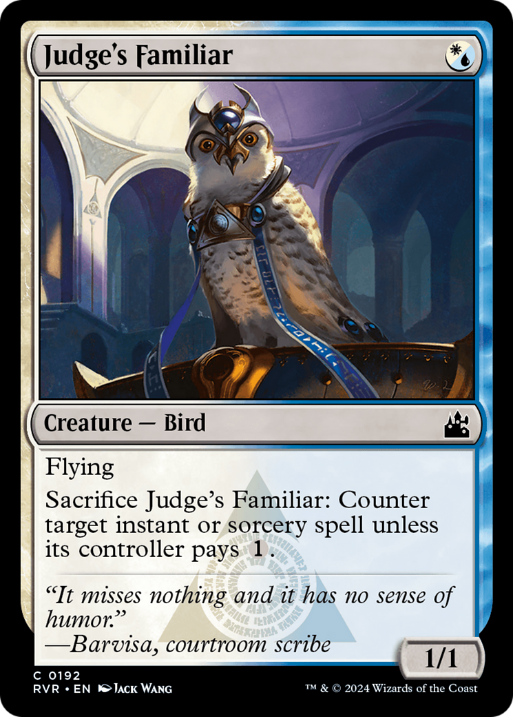 Judge's Familiar [Ravnica Remastered] | Cracking-Singles