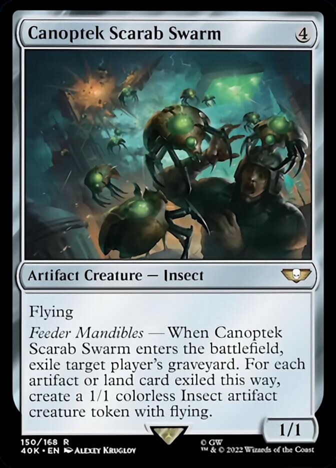 Canoptek Scarab Swarm (Surge Foil) [Universes Beyond: Warhammer 40,000] | Cracking-Singles