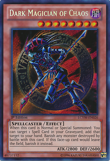 Dark Magician of Chaos [LCYW-EN026] Secret Rare | Cracking-Singles