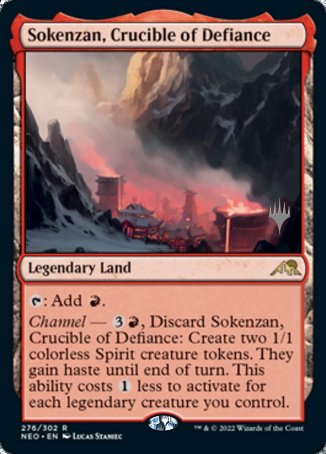 Sokenzan, Crucible of Defiance (Promo Pack) [Kamigawa: Neon Dynasty Promos] | Cracking-Singles