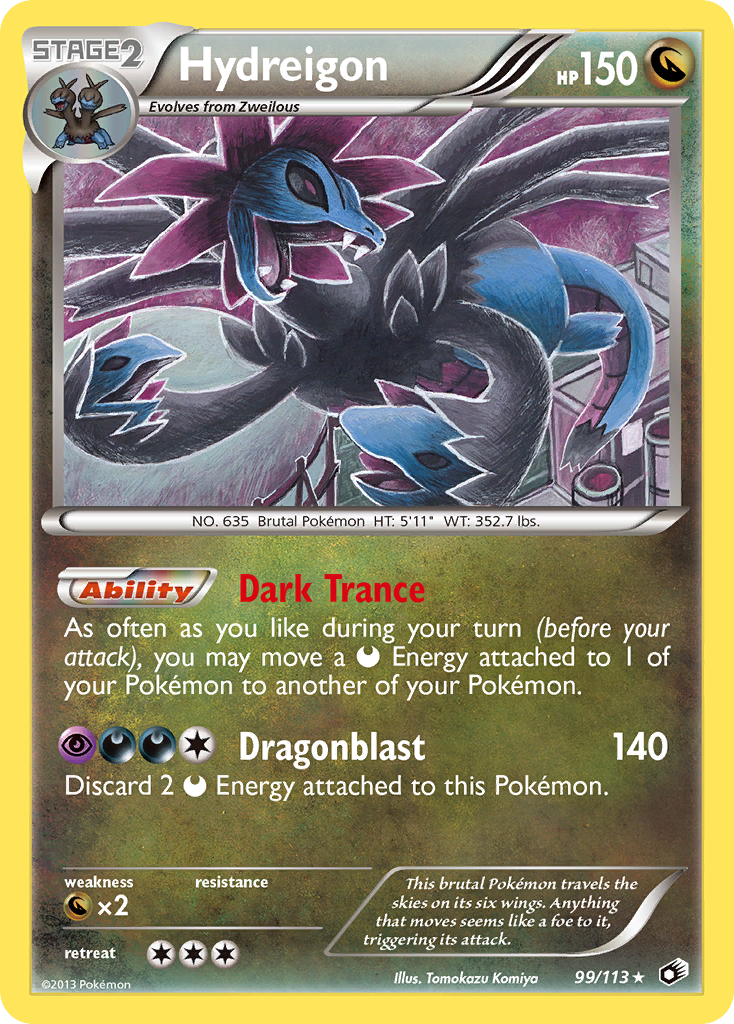 Hydreigon (99/113) [Black & White: Legendary Treasures] | Cracking-Singles