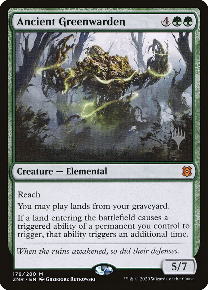 Ancient Greenwarden (Promo Pack) [Zendikar Rising Promos] | Cracking-Singles