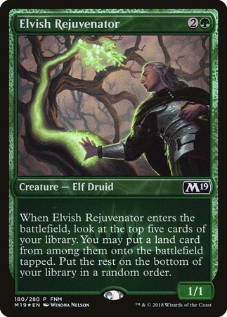 Elvish Rejuvenator [Core Set 2019 Promos] | Cracking-Singles