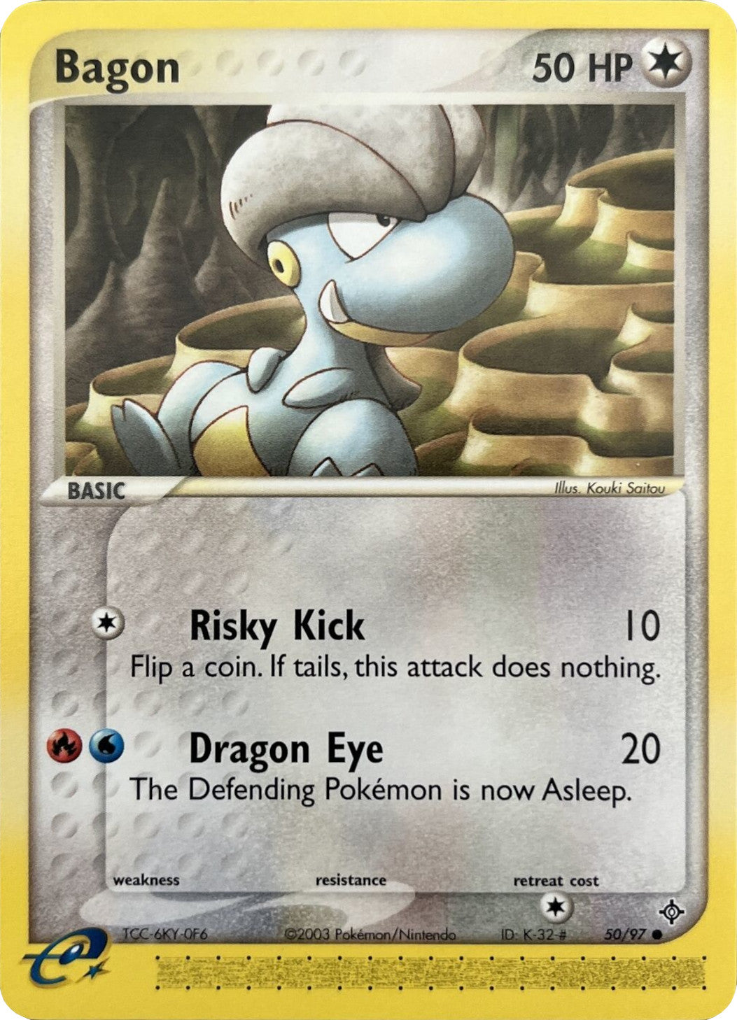 Bagon (50/97) (Nintendo Promos) [EX: Dragon] | Cracking-Singles