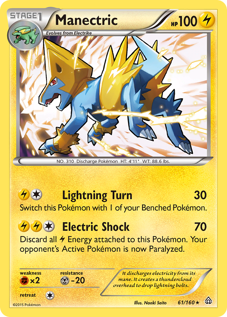 Manectric (61/160) [XY: Primal Clash] | Cracking-Singles