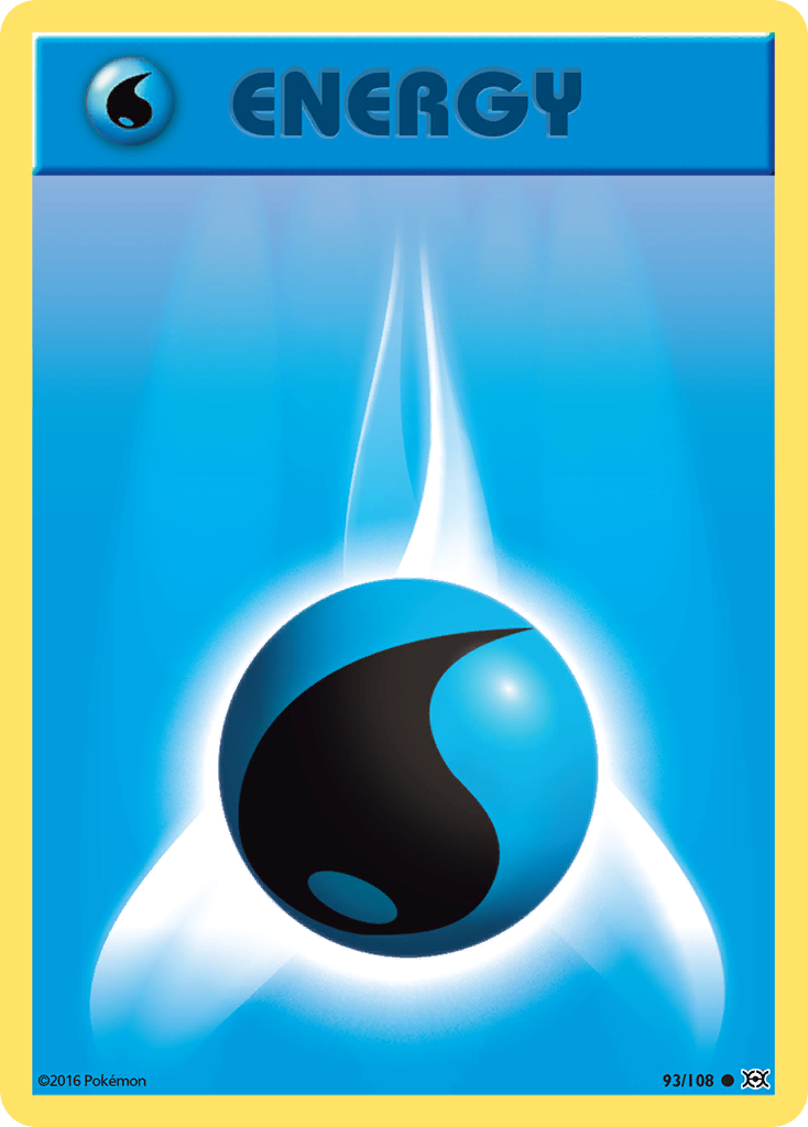 Water Energy (93/108) [XY: Evolutions] | Cracking-Singles