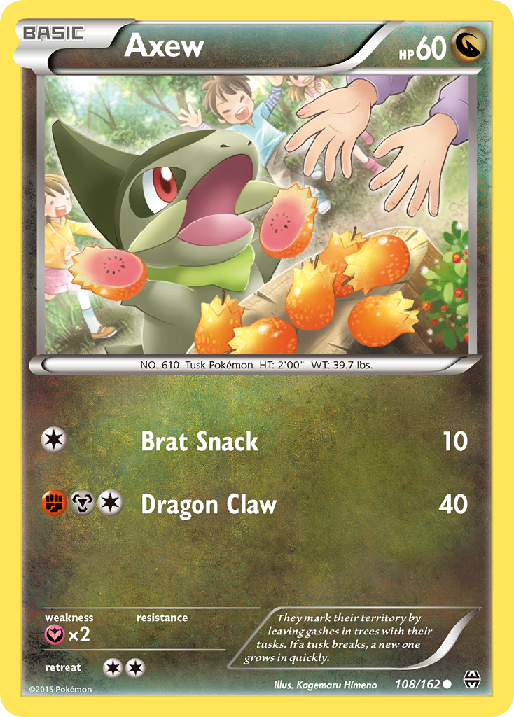 Axew (108/162) [XY: BREAKthrough] | Cracking-Singles