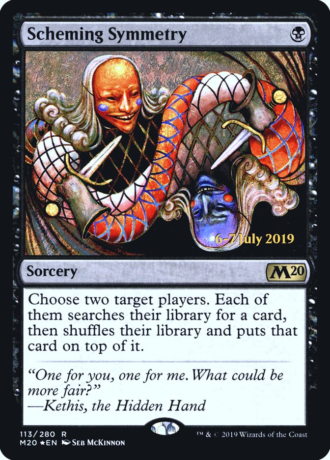 Scheming Symmetry  [Core Set 2020 Prerelease Promos] | Cracking-Singles