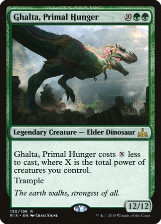 Ghalta, Primal Hunger [Rivals of Ixalan Promos] | Cracking-Singles