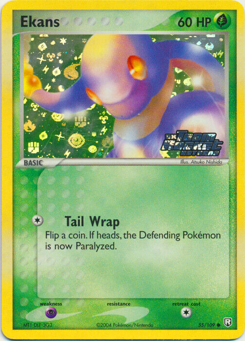 Ekans (55/109) (Stamped) [EX: Team Rocket Returns] | Cracking-Singles