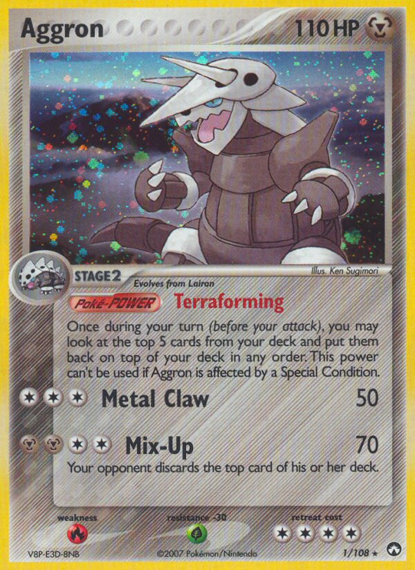 Aggron (1/108) [EX: Power Keepers] | Cracking-Singles