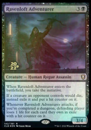 Ravenloft Adventurer [Commander Legends: Battle for Baldur's Gate Prerelease Promos] | Cracking-Singles