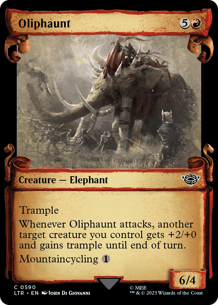 Oliphaunt [The Lord of the Rings: Tales of Middle-Earth Showcase Scrolls] | Cracking-Singles