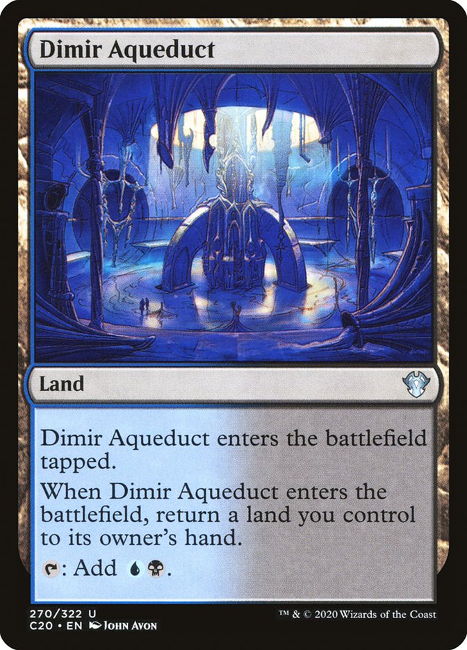 Dimir Aqueduct [Commander 2020] | Cracking-Singles