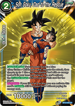 Son Goku, Dad to the Rescue (Uncommon) [BT13-035] | Cracking-Singles